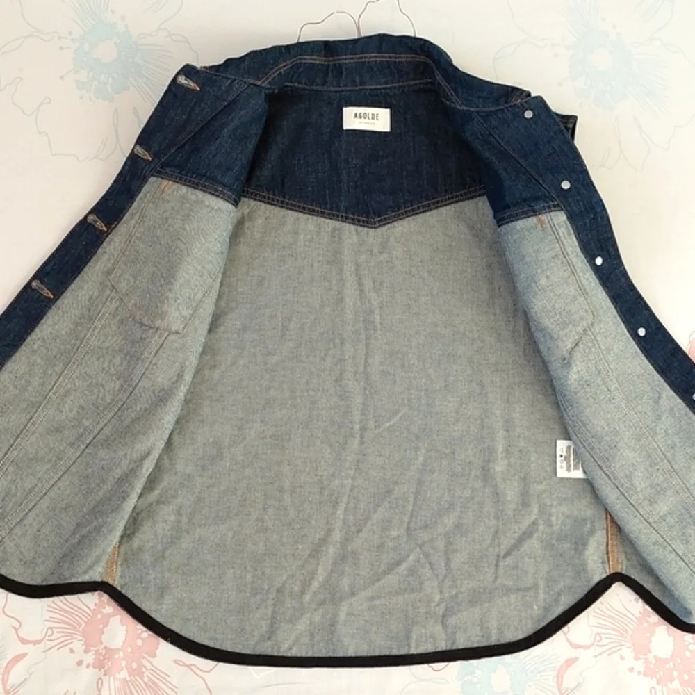 Agolde Evan Denim Shirt / Vest - Picture 8 of 15